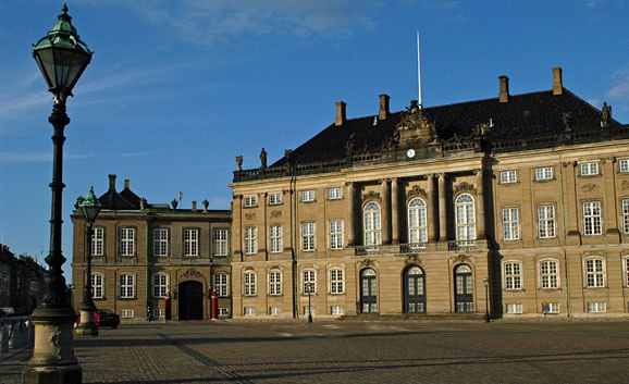 Copenaghen- La residenza reale di Amalienborg